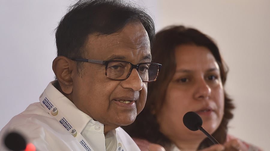Former finance minister P Chidambaram. Credit: PTI Photo