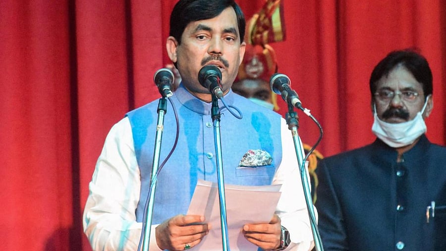 Senior BJP leader Syed Shahnawaz Hussain. Credit: PTI File Photo