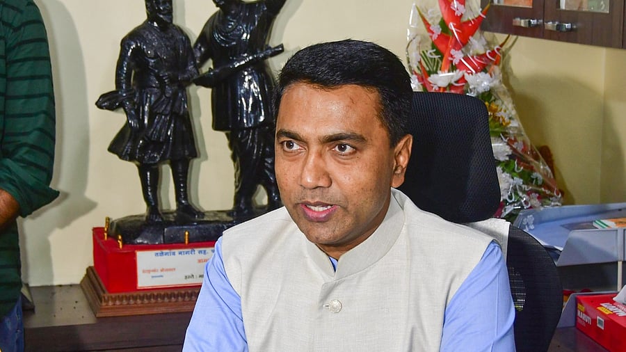 Goa Chief Minister Pramod Sawant. Credit: PTI File Photo