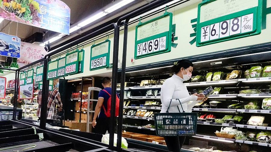 The weak numbers came as China battles its worst Covid outbreak since the early days of the pandemic. Credit: Reuters Photo