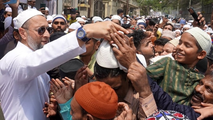 AIMIM chief Asaduddin Owaisi. Credit: IANS Photo