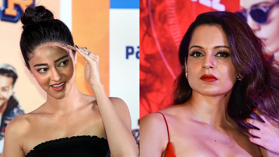 Actress Ananya Panday and Kangana Ranaut. Credit: PTI Photos