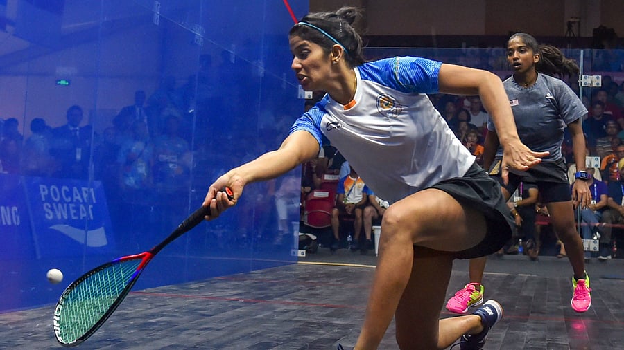 India's ace woman squash player Joshna Chinappa. Credit: PTI Photo
