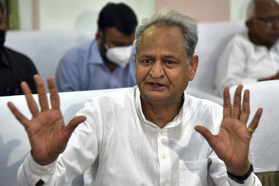 Rajasthan CM Ashok Gehlot. Credit: PTI Photo
