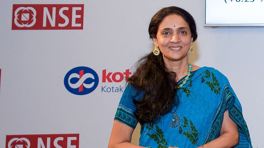 A file photo of Chitra Ramkrishna during an event in Mumbai. Credit: AFP File Photo