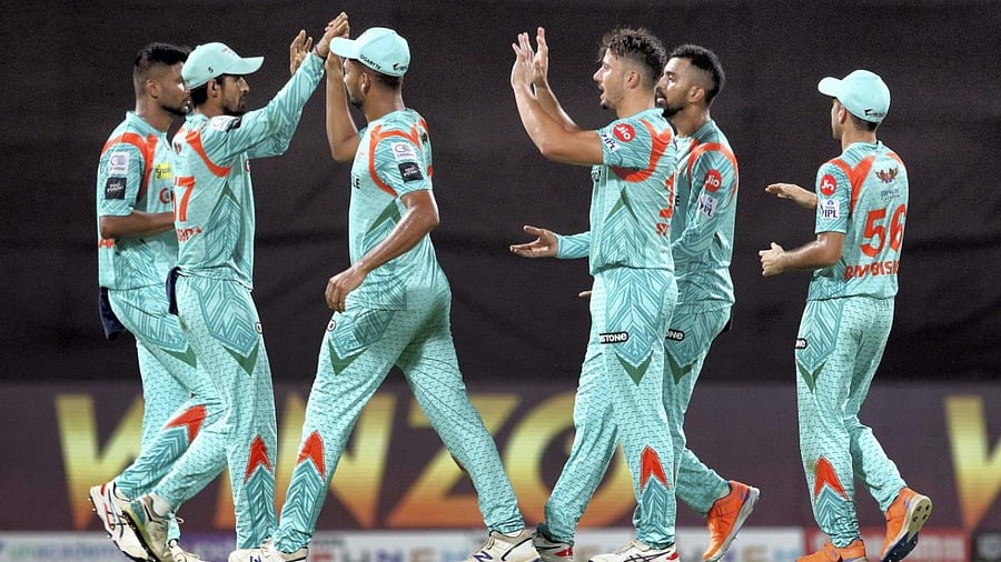 Team of Lucknow Super Giants. Credit: PTI Photo