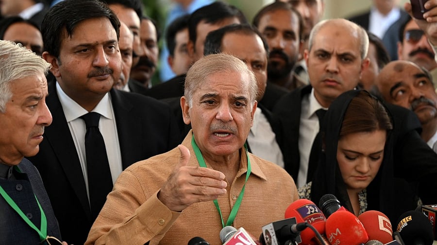 Pakistan Prime Minister Shehbaz Sharif. Credit: AFP Photo