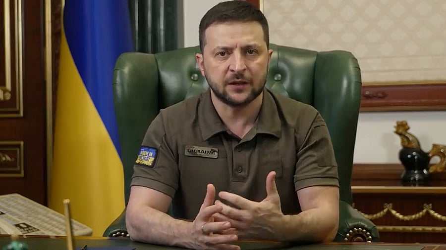 Ukrainian President Volodymyr Zelenskyy. Credit: AP/PTI Photo