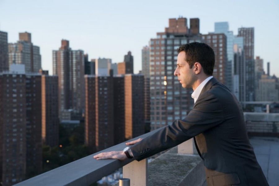 Jeremy Strong in ‘Succession’, a series now running on HBO, for which Nicholas Brittel has composed genre-bending music. Photo: Peter Kramer/HBO