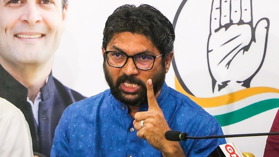 Dalit leader Jignesh Mevani. Credit: IANS Photo