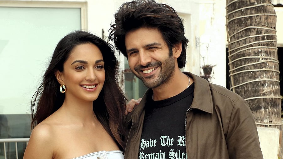 The horror comedy stars actors Kartik Aaryan and Kiara Advani. Credit: PTI Photo