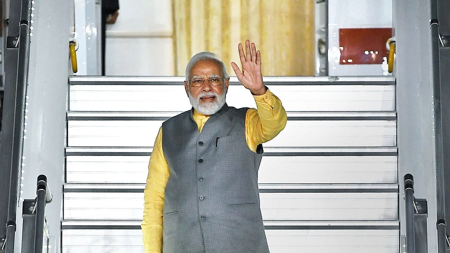 Prime Minister Modi is visiting Tokyo at the invitation of his Japanese counterpart Fumio Kishida. Credit: PTI Photo