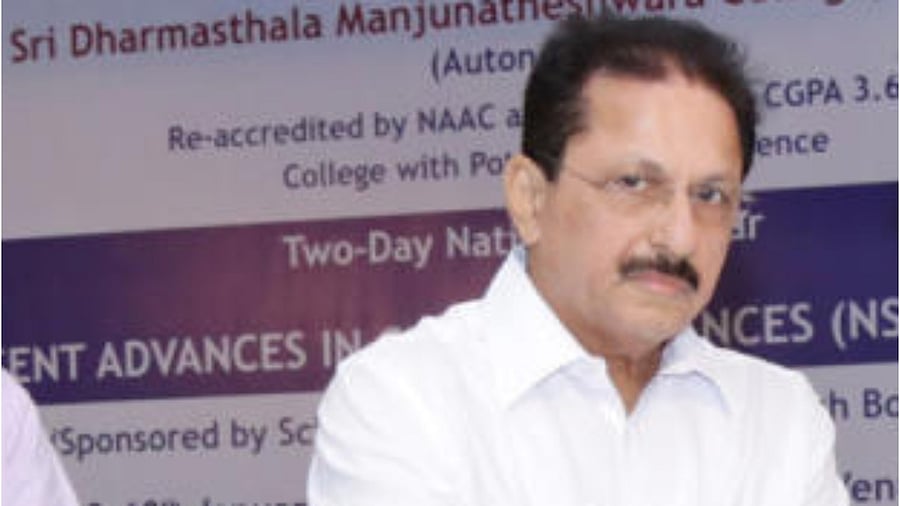 Dr B Yashovarma. Credit: DH File Photo