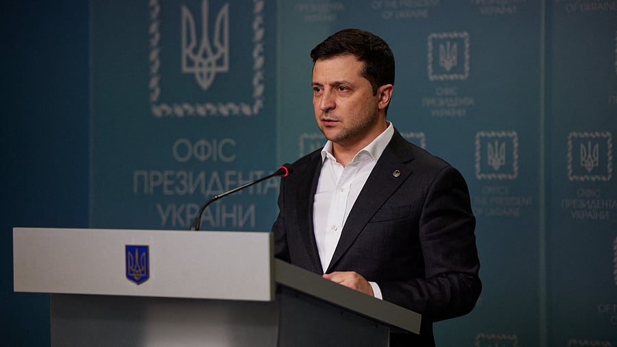Volodymyr Zelenskyy. Credit: AFP file photo