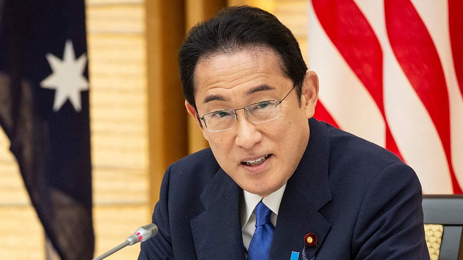 Japanese Prime Minister Fumio Kishida. Credit: AFP Photo