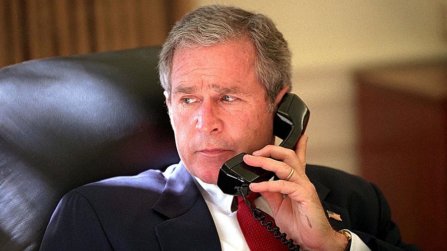 Former US President George W. Bush. Credit: AFP File Photo