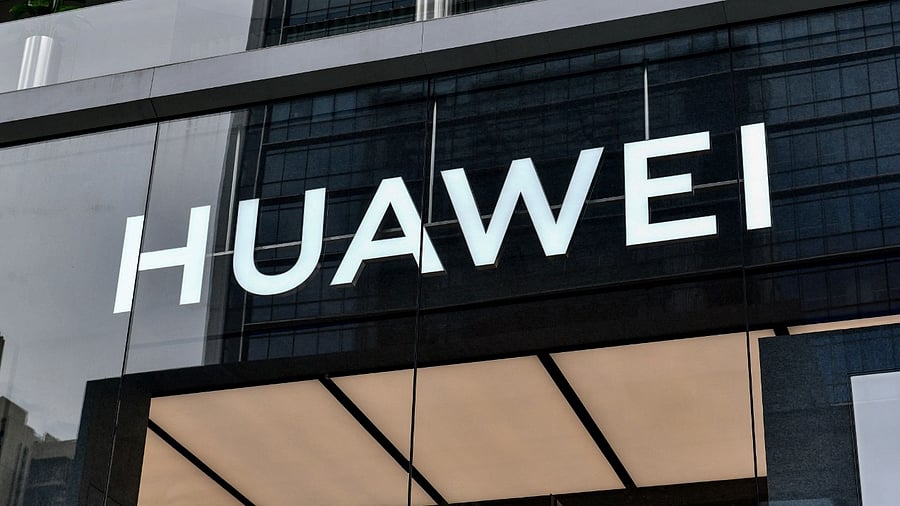 Huawei logo. Credit: AFP File Photo