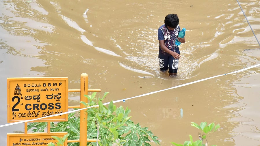What happened when it rained last week is nothing new. It has occurred almost every year for over two decades, and it will happen again. Credit: DH Photo/ B K Janardhan