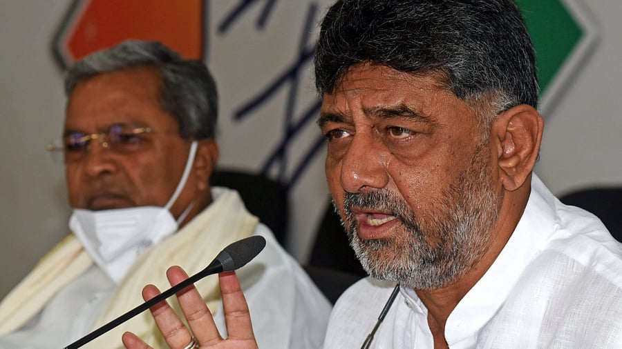 Karnataka Congress president DK Shivakumar. Credit: DH Photo
