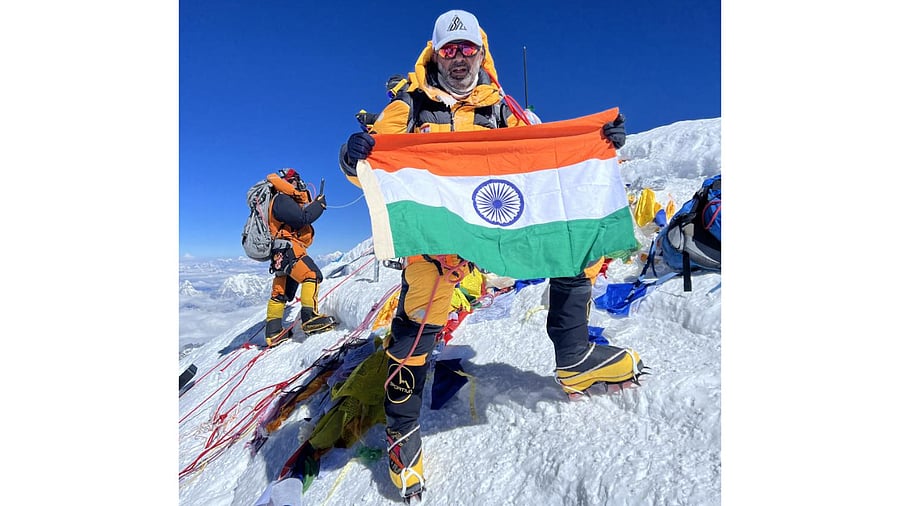 For someone who played little sport, the preparation for the Everest expedition began in 2018 when Nataraj had to change his lifestyle completely. Credit: Special arrangement
