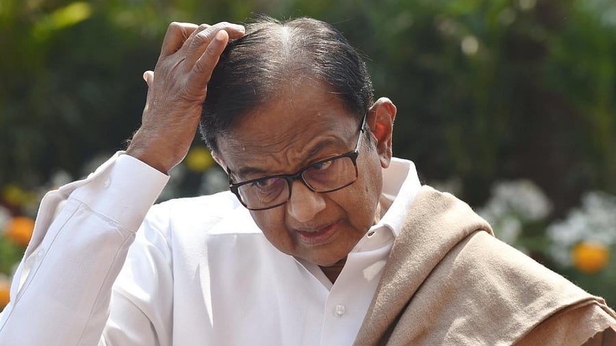 P Chidambaram. Credit: PTI file photo
