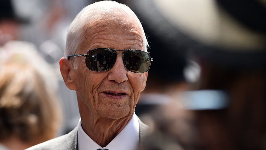 Nine-time Derby winning jockey, Lester Piggott. Credit: AFP Photo