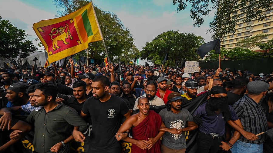 Sri Lanka is nearing bankruptcy and has severe shortages of essentials from food, fuel, medicines and cooking gas. Credit: AFP Photo