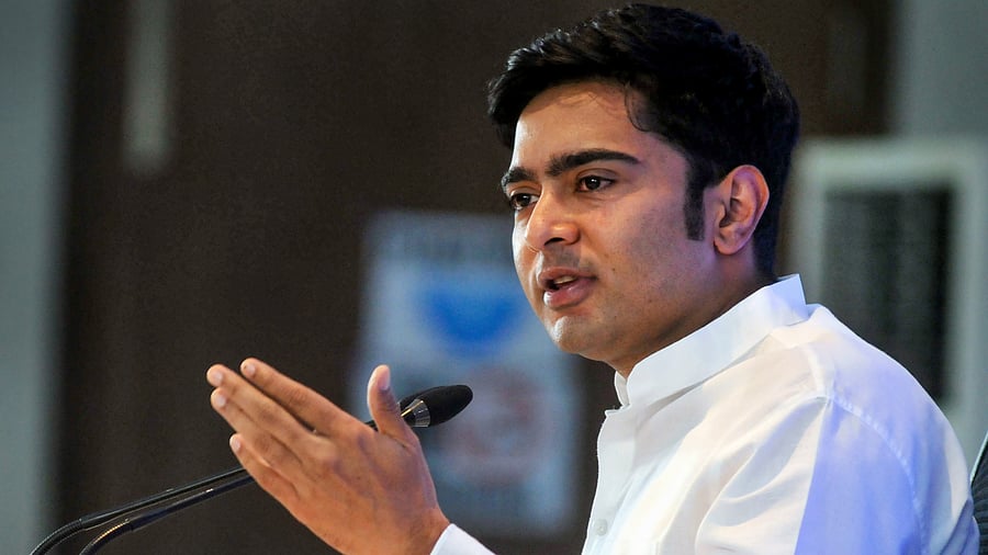 National general secretary of TMC, Abhishek Banerjee. Credit: PTI Photo