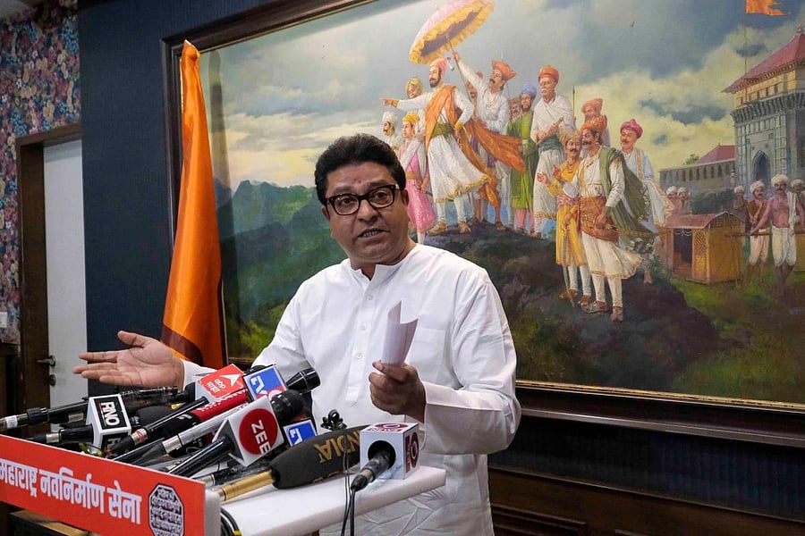 Raj Thackeray. Credit: PTI Photo