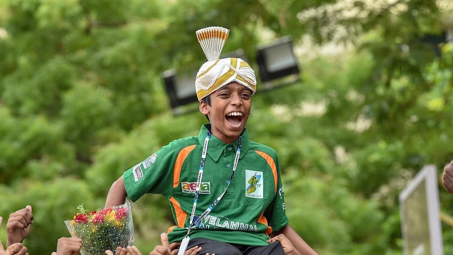 R Praggnanandhaa. Credit: PTI Photo