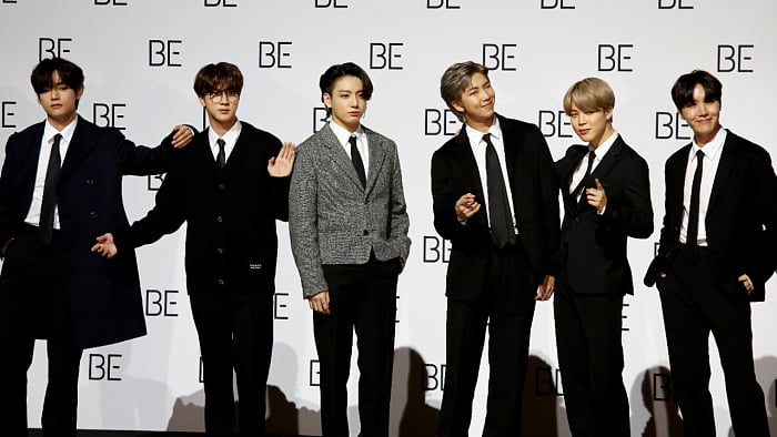 Members of K-pop boy band BTS. Credit: Reuters Photo