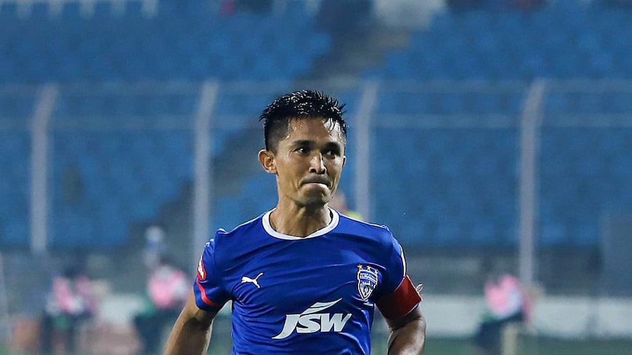 Sunil Chhetri. Credit: PTI Photo