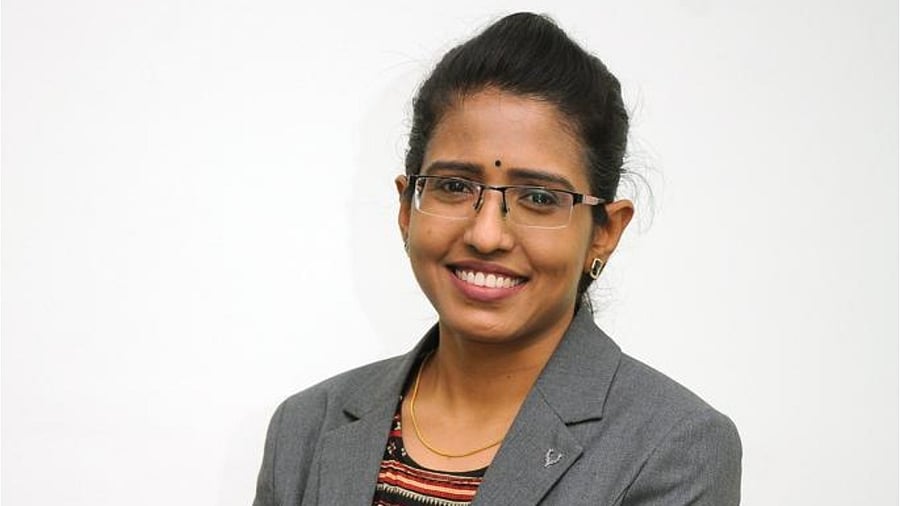 Aruna stumbled four times at the interview stage but didn’t quit trying. Credit: DH Photo