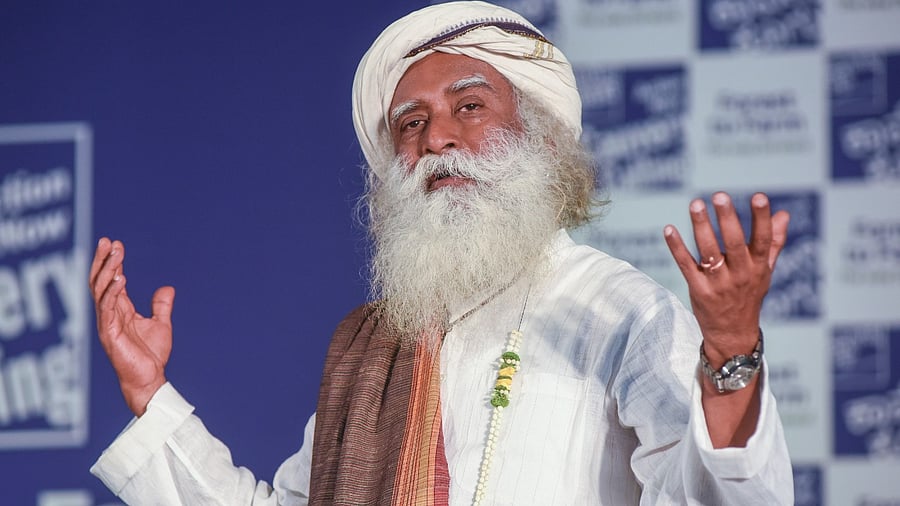 Sadhguru Jaggi Vasudev. Credit: DH Photo
