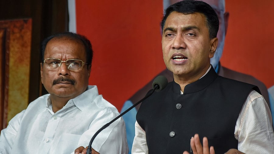 Goa CM Pramod Sawant. Credit: PTI Photo