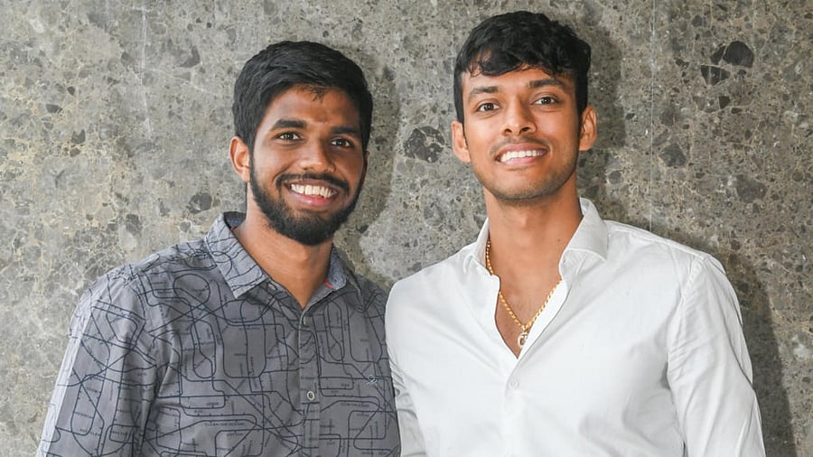 Satwiksairaj Rankireddy (left) and Chirag Shetty. Credit: DH Photo/SK Dinesh