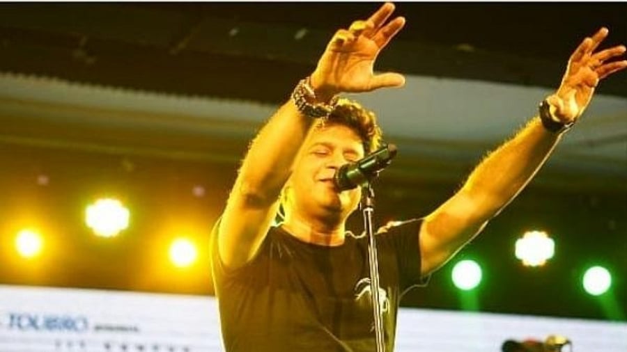 Late singer KK. Credit: IANS Photo