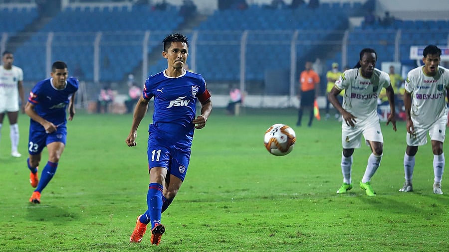 Chhetri might see this tournament as the 'final frontier' in his illustrious career. Credit: PTI Photo