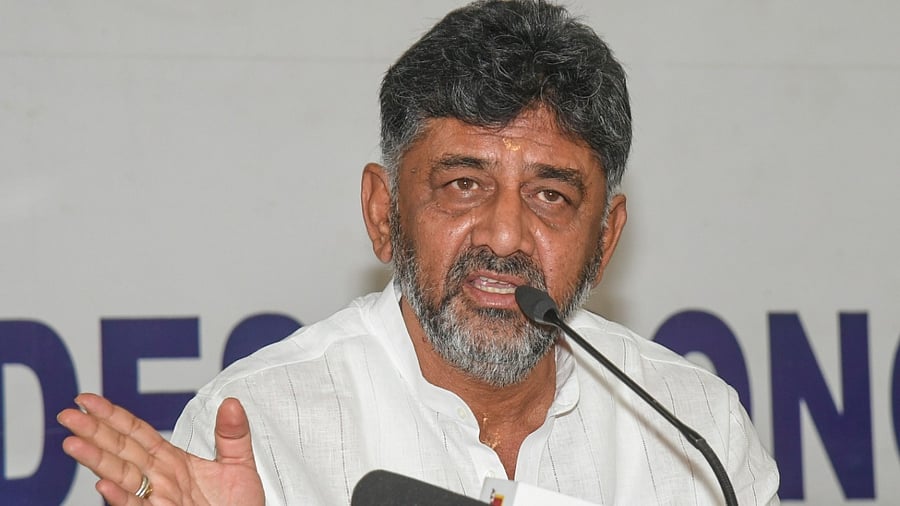 Karnataka Congress president DK Shivakumar. Credit: DH Photo