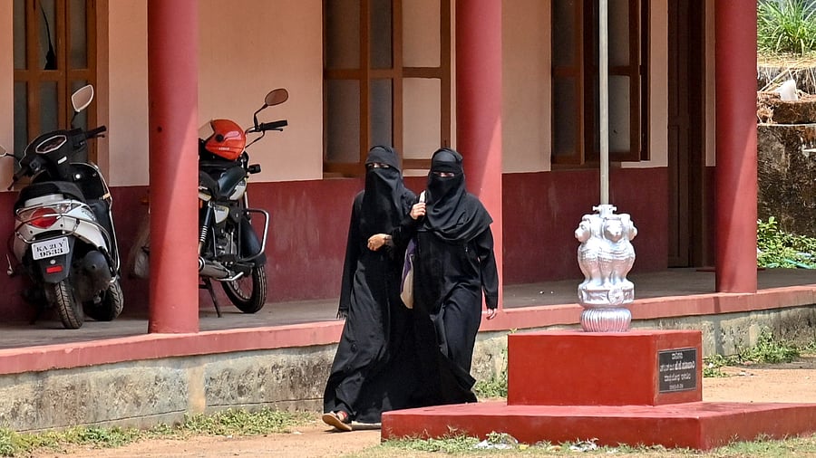 There are 101 Muslim girl students pursuing their studies in the college. Credit: DH Photo