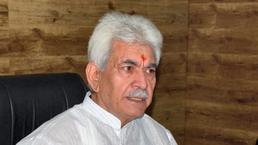 J&K Lieutenant Governor Manoj Sinha. Credit: PTI Photo
