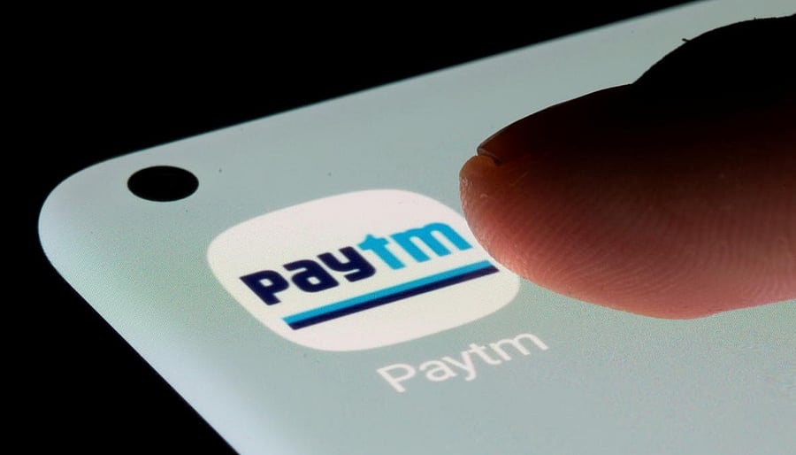 Paytm app. Credit: Reutes File Photo