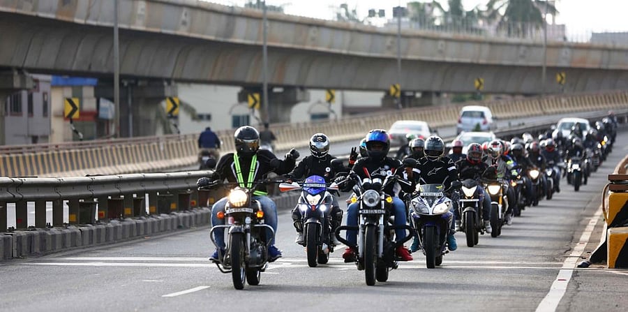 Over 2,500 bikers from Bengaluru from Association of Biking Community had participated in the World Motorcycle Day ride in 2019.