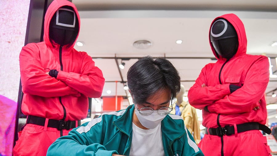 'Squid Game' holds the record as Netflix’s most popular series of all time, with over 1.65 billion view hours in the first 28 days after its September 2021 premiere. Credit: Reuters Photo