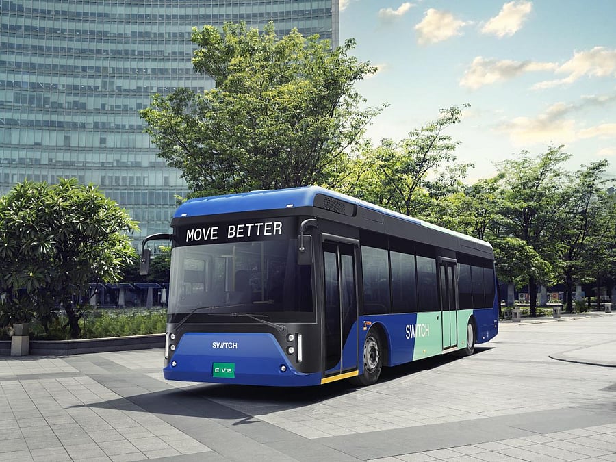Switch India launches next generation electric bus platform. Credit: DH Special arrangement