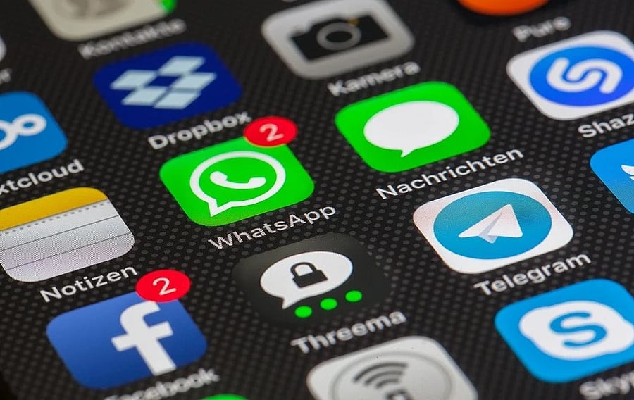 WhatsApp on a phone. Credit: Pixabay