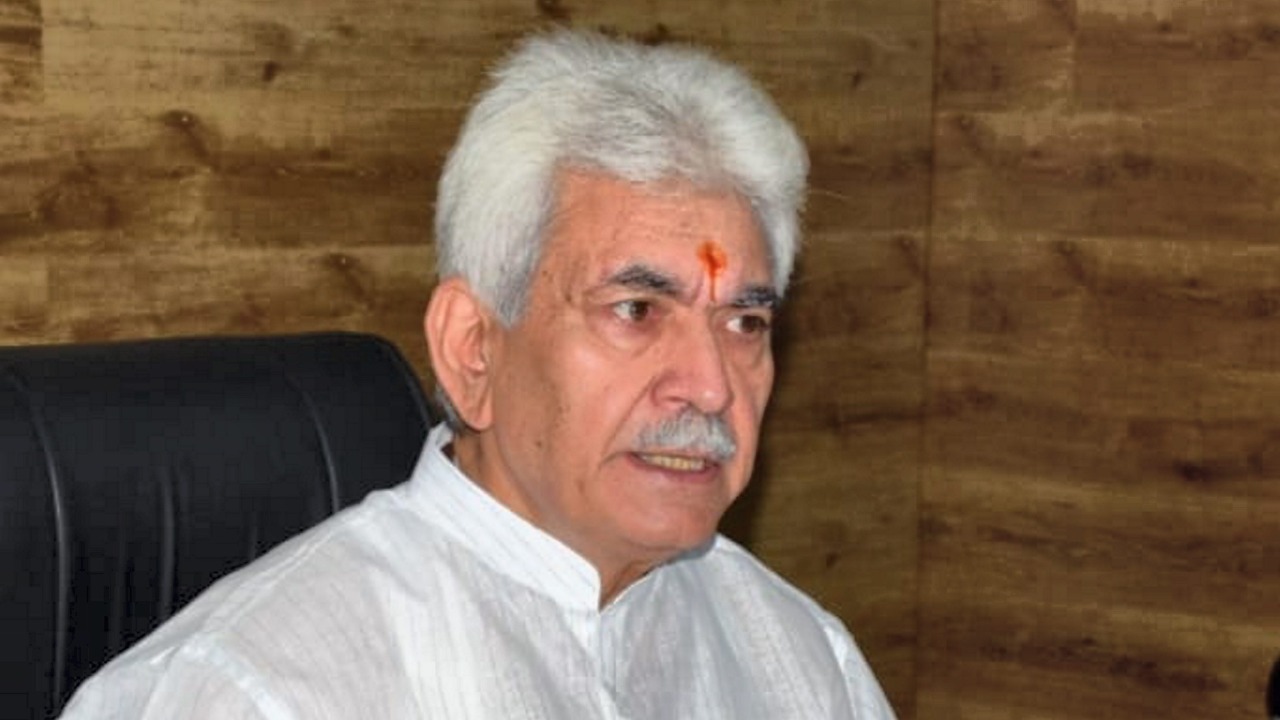 Jammu and Kashmir Lieutenant Governor Manoj Sinha. Credit: PTI Photo