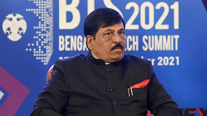 Industries Minister Murugesh Nirani. Credit: DH Photo