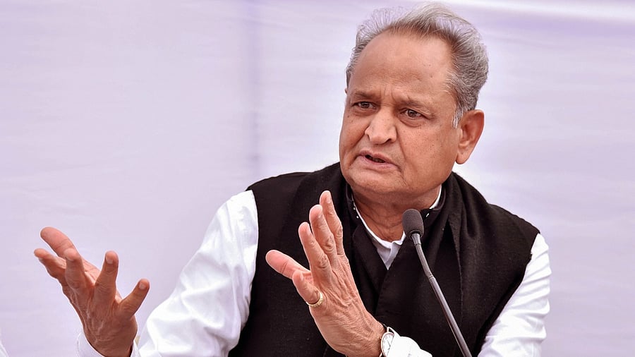 Rajasthan Chief Minister Ashok Gehlot. Credit: PTI Photo