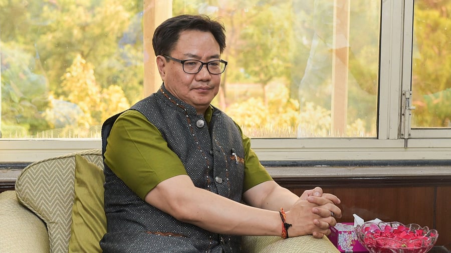 Law Minister Kiren Rijiju. Credit: PTI Photo
